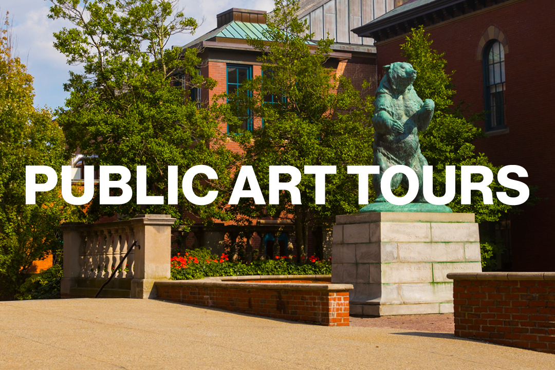 Public Art Tours on an image of the Brown Bear statue, Bruno