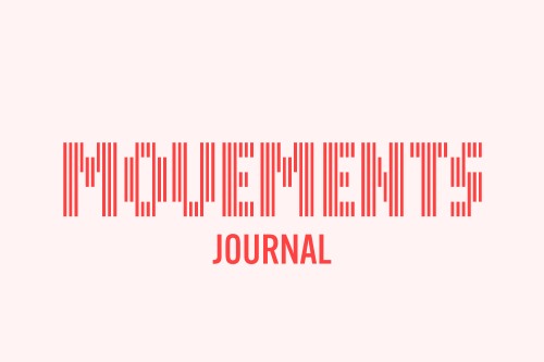 Movements Journal text on a pink background.